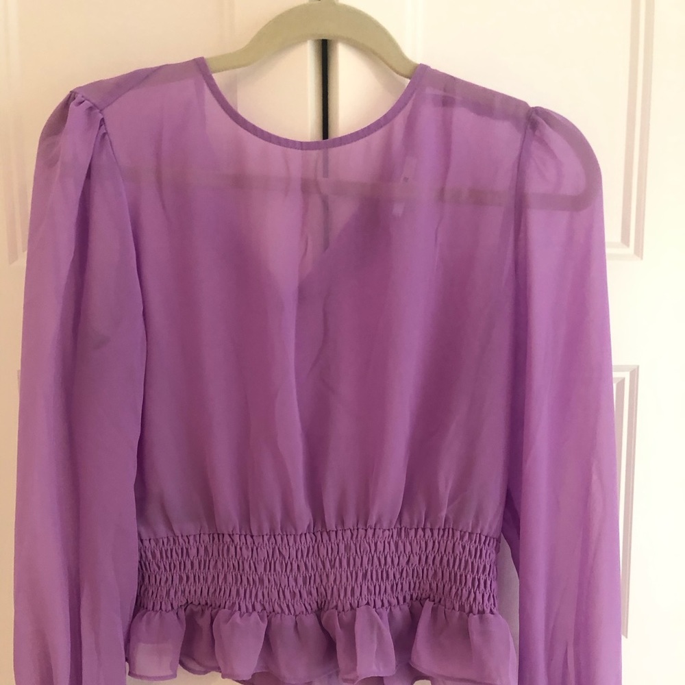 Beautiful light purple blouse